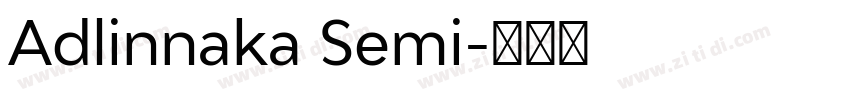 Adlinnaka Semi字体转换